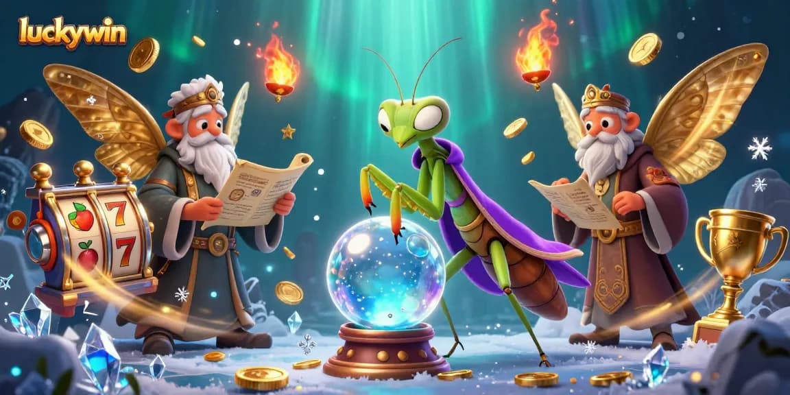 Experience thrilling gaming opportunities at luckywin with vivid slot reels and mystical characters.