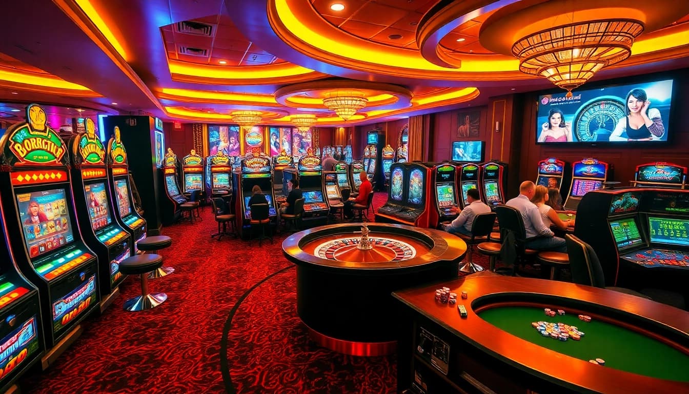 Experience thrilling gameplay at 222bd one with exciting slot machines and live casino tables.