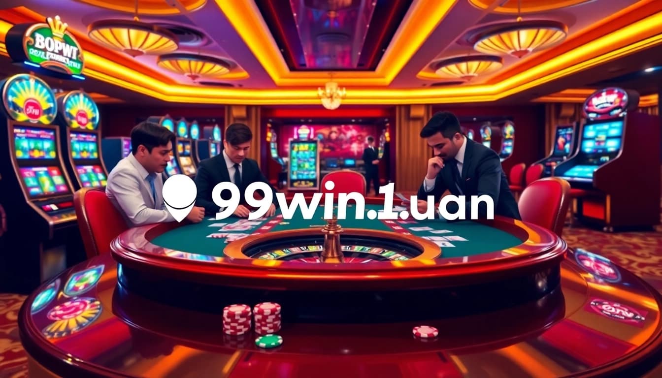 Experience thrilling gameplay at 99win1.us.com with exciting poker tables and vibrant slot machines.