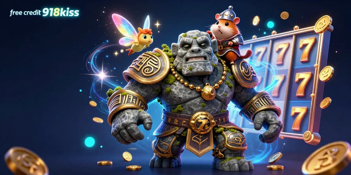 Spin for fun with free credit 918kiss playing exciting slot games filled with vibrant characters.