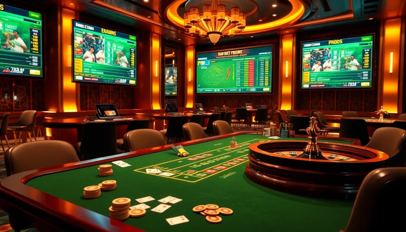PHTAYA.AC showcases a luxurious online casino experience with vibrant gaming elements, inviting atmosphere, and professional design.