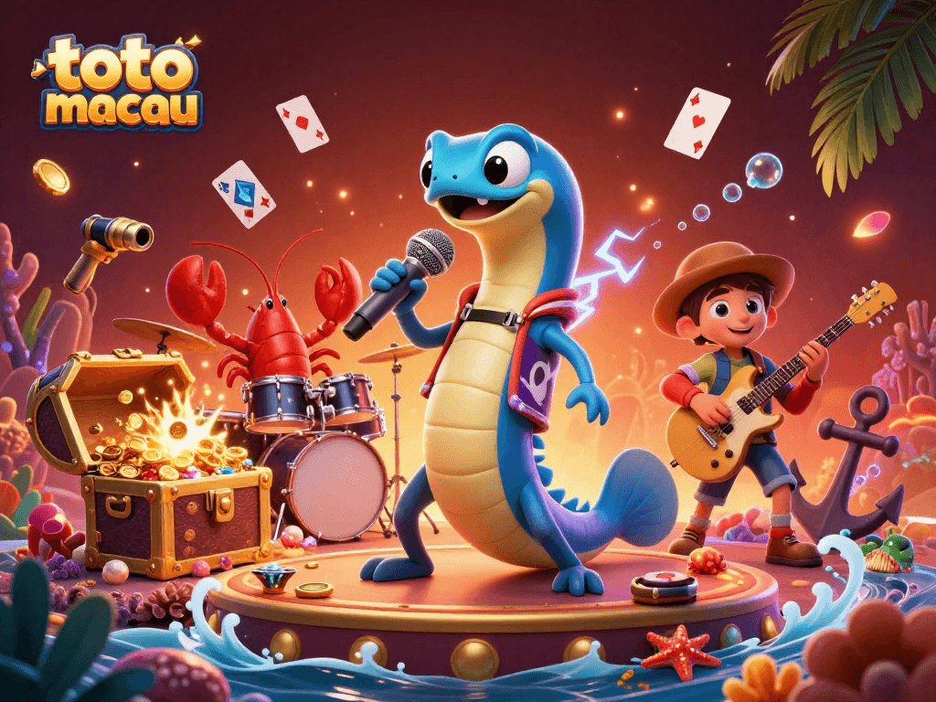 Toto Macau players enjoy vibrant predictions and results in a 3D casino atmosphere with electric eel DJ