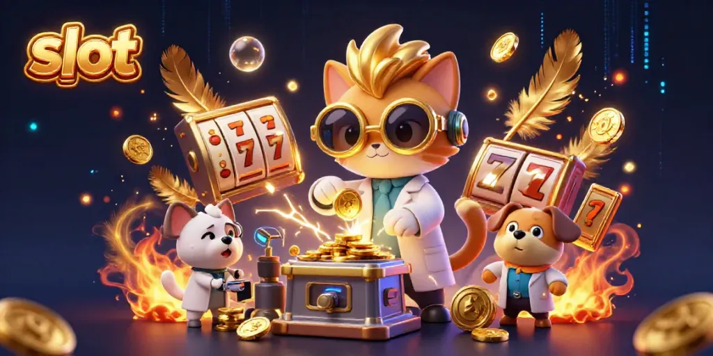 Slot gacor yang seru dengan ilmuwan kucing dan anjing asisten di dunia permainan