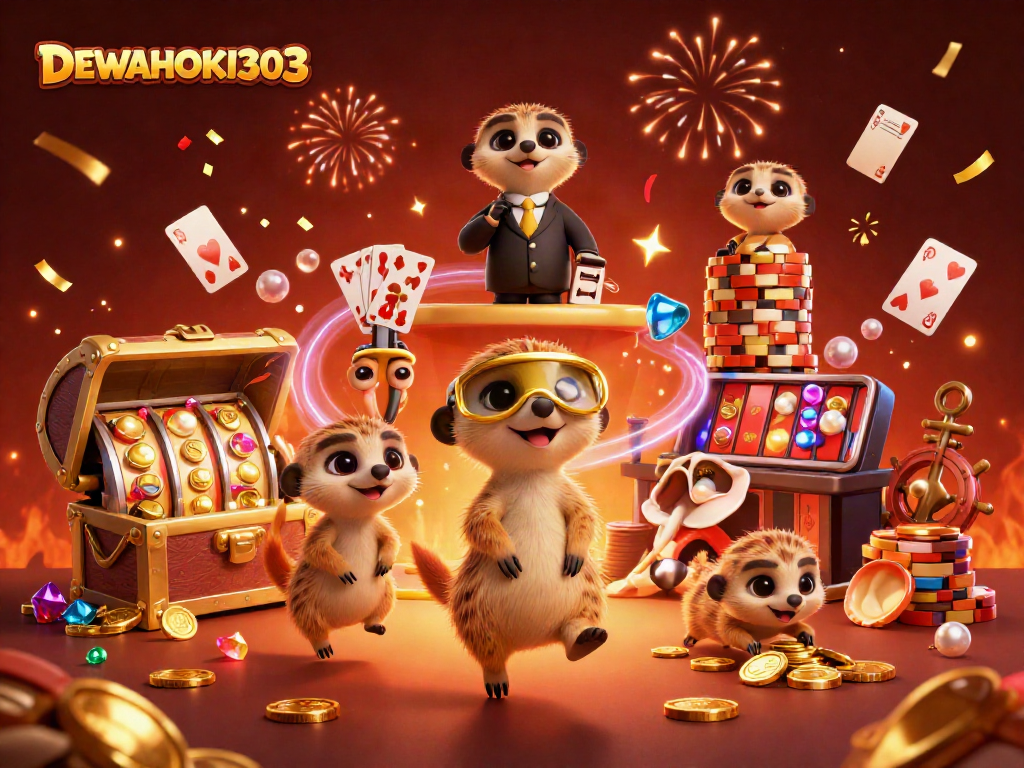 Menghadirkan DEWAHOKI303, kasino online yang menarik dengan meerkat memimpin aksi dan tumpukan chip yang menakjubkan.