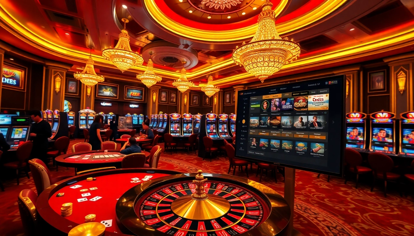 Experience the excitement of gambling at trang chủ bet88 with vibrant casino game visuals and engaging players.