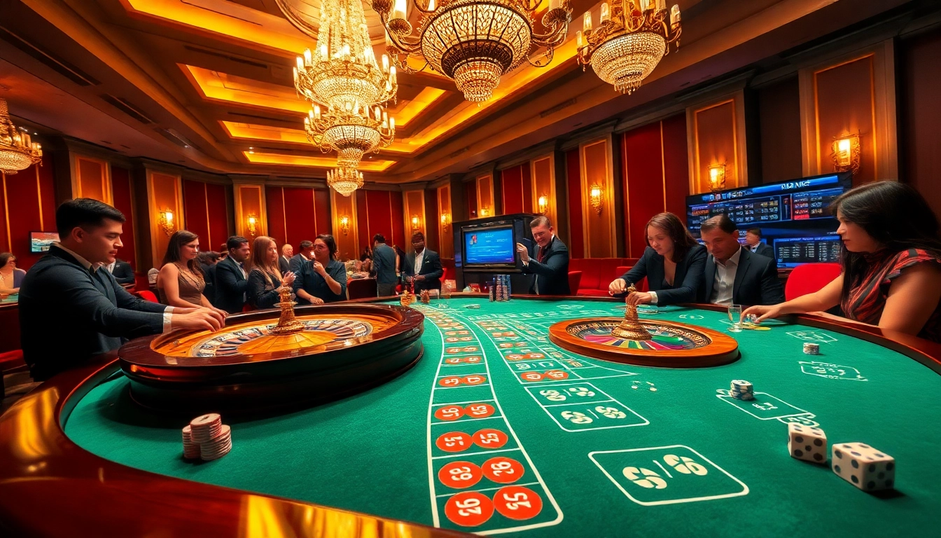 Experience excitement at the vibrant casino gaming table on https://go88vn.id/, featuring roulette and poker.