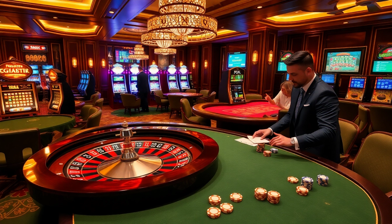Experience thrilling casino action at SOIBET with vibrant games and engaging atmosphere.