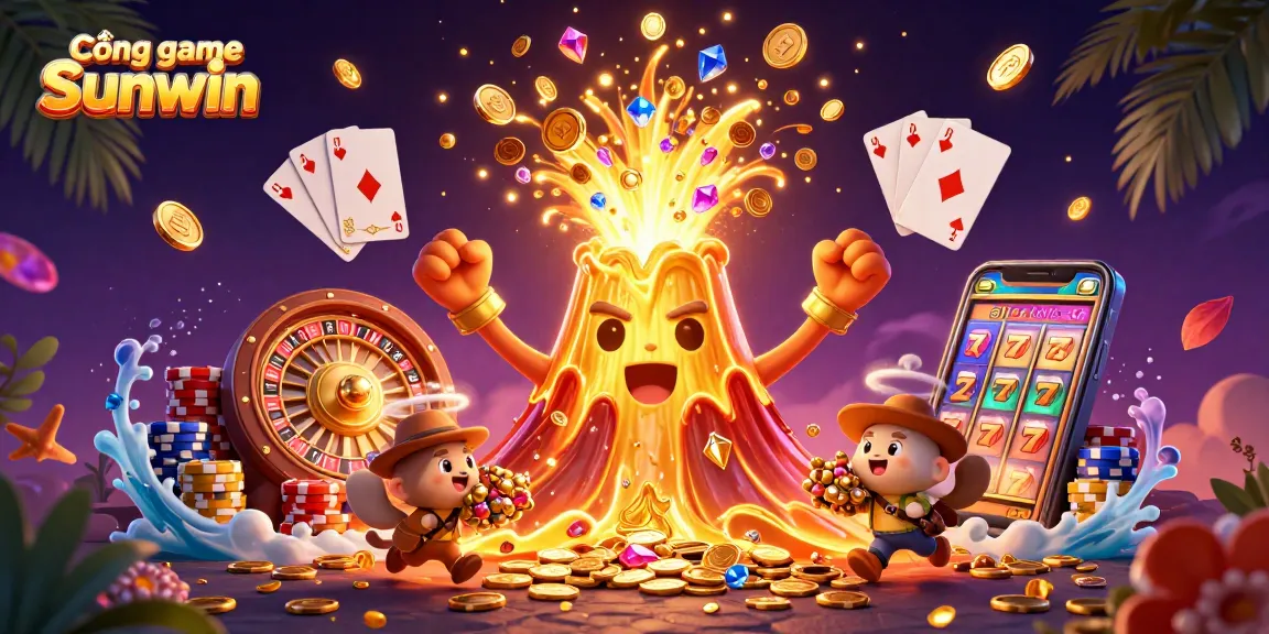 Experience the excitement of Cổng game Sunwin with vibrant treasures and thrilling gaming elements.