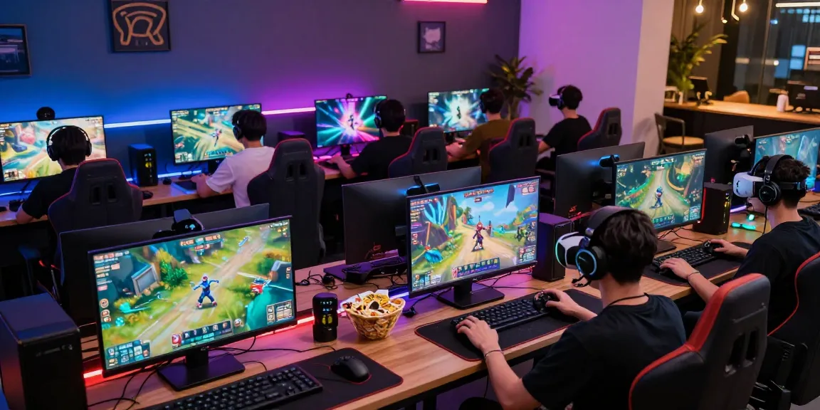 Gamers engaging with mahajitu platform in an immersive online gaming environment.