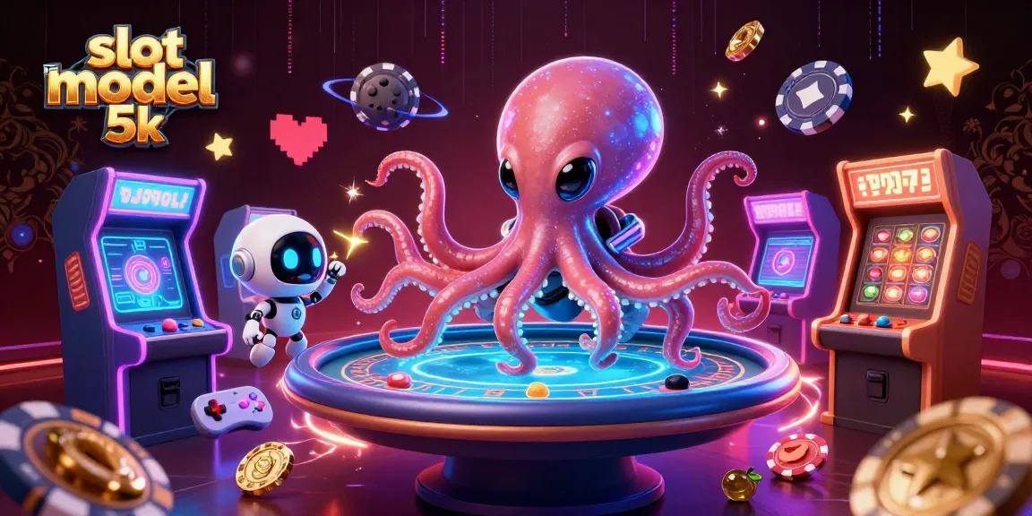 Spin the reels and win big with slot modal 5k gameplay featuring alien octopus and poker elements.