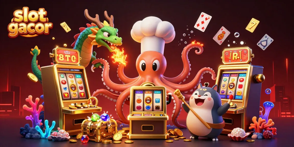 Slot gacor dengan keberuntungan melimpah, mesin slot dan petualangan jackpot menanti di dasar lautan.