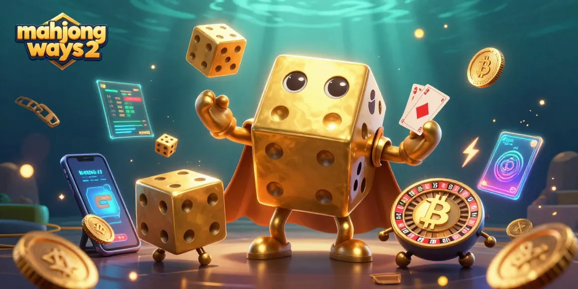 Experience mahjong ways 2 with a vibrant 3D illustration showcasing dynamic casino elements.